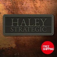 Haley Strategic Partners Disruptive Grey PVC patch